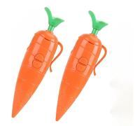 Lot de 2 stylos à motif de carotte mignonne au design unique pour écriture vocale - Fournitures scolaires pratiques pour enfants et étudiants - Cadeau de Pâques pour enfants