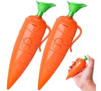 Lot de 2 stylos Carotte, Joli enregistreur Vocal de 60 Secondes pour Enfants, Stylo à Bille à écriture Fluide - Cadeaux Amusants et créatifs pour Enfants, étudiants, Enseignants