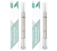 Lot de 2 stylos de soin des ongles pour ongles abîmés - Stylo anti-champignons des avec huile d'arbre à thé et vitamine E, stylos à huile nourrissants pour cuticules pour renforcer l