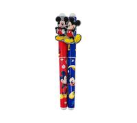 Lot de 2 stylos Disney Mickey Mouse (rouge, bleu)