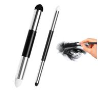 Lot de 2 stylos éponges à double tête réutilisables, pour dessin, art, estompage, estompage, croquis, pinceau à croquis pour artiste professionnel, outils de correction des détails des ombres
