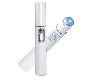 Lot de 2 stylos pour varices à lumière bleue pour varices et varicosités, ensemble de traitement à domicile pour les troubles veineux, élimination des cicatrices, élimination des rides de l'