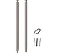 Lot de 2 stylos S Pen S24 Ultra de rechange pour Samsung Galaxy S24 Ultra 5G toutes versions, S24 Ultra Pen [sans Bluetooth] avec 5 embouts/pointes (2 stylos S, gris)