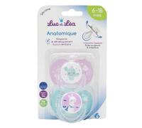 Luc et Lea Sucette Symétrique 6-18m Lama et Cactus 2unts