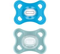 Lot de 2 sucettes Comfort en silicone Bleu (2-6 mois)