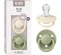 Lot de 2 sucettes de Lux- silicone en forme de cerise couleur Ivory/Sage, taille unique 0-36 mois Marron