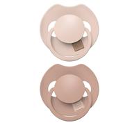 Difrax LOVI Sucette Dynamique 18+ Mois - Beige & Marron - 2 Pièces - Facile à Accepter, Sans BPA, Silicones de haute qualité et durables