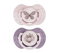 Lot de 2 sucettes dynamique lovi botanic rose 3/6M(60/67)