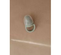 Lot de 2 sucettes grignoteuses - en silicone vert clair uni TU