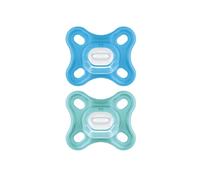 Lot De 2 Sucettes Naissance Comfort Bleu 2-6 Mois - Mam