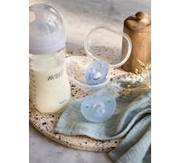 Lot de 2 sucettes nouveau-né Philips AVENT Soothie C?ur bleu clair + bleu TU