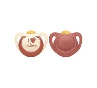 Lot De 2 Sucettes Nuk For Nature 0-6m Terracotta - Nuk