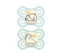 Lot De 2 Sucettes Perfect Nuit Tendance 2-6 Mois Aléatoire - Mam