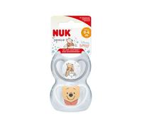 Lot De 2 Sucettes Physiologiques 0-6 Mois Space Winnie - Gris Gris