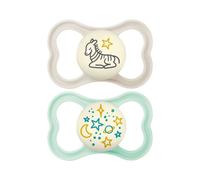 Lot De 2 Sucettes Supreme Nuit 18 Mois+ Aléatoire - Mam