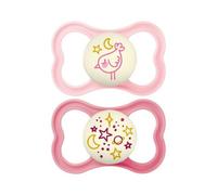 Lot De 2 Sucettes Supreme Nuit 6 Mois+ Aléatoire - Mam