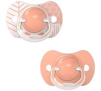 Lot de 2 sucettes symétriques SX PRO 18 mois et + Dreams rose