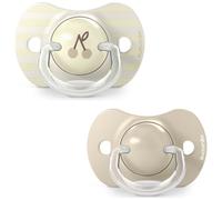 Lot de 2 sucettes symétriques SXPro Birdies Beige (18 mois et +)