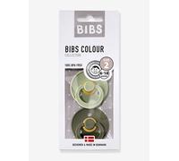 Lot de 2 sucettes-tétines Colour ou Colour Night, taille 2 de 6 à 18 mois sage & hunter green TU