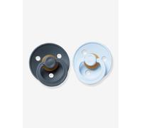 Lot de 2 sucettes-tétines Colour, taille 1 de 0 à 6 mois iron & baby blue TU