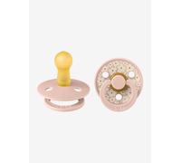 Lot de 2 sucettes-tétines Studio fleur, taille 2 de 6 à 18 mois blush TU