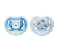 Lot De 2 Sucettes Ultra Aérées Tendance 6/18 Mois Ours - Philips Avent