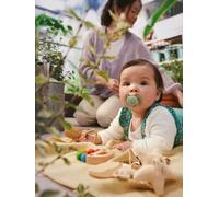 Lot de 2 sucettes ultra soft 6-18 mois forest friends vert imprimé TU