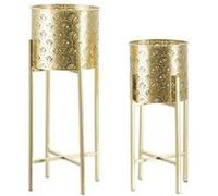 Lot de 2 support à plantes en métal Coppia Modèle 2