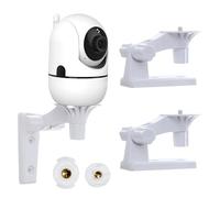 Lot de 2 Support de Caméra Bébé compatibles avec HelloBaby HB65/HB40/HB6550/HB66/HB6339/HB6550 Pro, Réglable Support de mural Universal pour Moniteur/Babyphone Compatible avec Trou Fileté 1/4