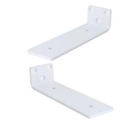 Lot de 2 support étagère murale invisible supports pour étagères flottantes Equerre Etagere Murale Charge Lourde pour Bibliotèque Salon Chambre