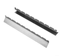 Lot de 2 supports à brochettes de barbecue en acier inoxydable, conçus pour 6/9 brochettes, assure une cuisson uniforme à chaque fois (9 emplacements)