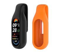 Lot de 2 supports à clip en silicone compatibles avec Xiaomi Smart Band 10, taille unique, polycarbonate