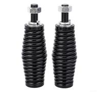 Lot de 2 supports à ressort d'antenne longue durée avec filetage de 5 mm pour un ajustement sûr sur les fouets LED et les antennes CB utilisées dans les applications tout-terrain de camion ATV