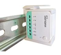 Lot de 2 supports adaptateurs compatibles avec Sonoff MINIR4M Smart Switch Matter support rail DIN/rail DIN (35mm)
