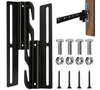 Lot de 2 supports adaptateurs de tête de lit robustes universels - de crochet à griffes de lit - Pour tête de lit, chambre d'amis, dortoir d'étudiant, appartement de location