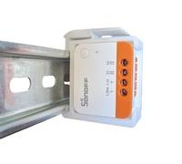 Lot de 2 supports adaptateurs pour Sonoff ZBMINI L2 Zigbee Smart Switch, rail DIN mat, 35 mm