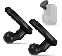 Lot de 2 supports adhésifs à profil bas pour Garmin Dash Cam Mini 2, Mini 3, 45, 46, 47, 55, 56, 57, 65W, 66W, 67W, X110, X210, X310, Tandem, Speak, Speak Plus