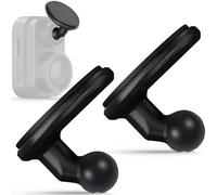 Lot de 2 supports adhésifs discrets pour caméra embarquée Garmin Dash Cam Mini 2 Mini 3/45/46/47/55/56/57/65W/66W/67W/X110/X210/X310/Tandem/Speak/Speak Plus