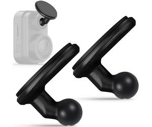 Lot de 2 supports adhésifs discrets pour caméra embarquée Garmin Dash Cam Mini 2 Mini 3/45/46/47/55/56/57/65W/66W/67W/X110/X210/X310/Tandem/Speak/Speak Plus