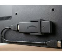 Lot de 2 supports carrés pour système Fire Stick TV HD / étagère pour @mazon Fire Stick TV HD arrière pour télévision