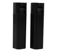 Lot de 2 Supports Cordons for Stores, poignées carrées lestées, kit quincaillerie for fenêtre, Boutons, Cordon Traction, décoration Rideau(Black)