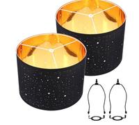 Lot de 2 supports d'abat-jour tambour - Pièce de rechange pour n'importe quelle pièce