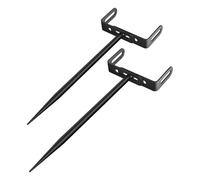 Lot de 2 supports d'alimentation pour tuyau de descente en acier au carbone Finition antirouille