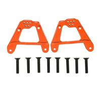 Lot de 2 supports d'amortisseurs arriere en alliage d'aluminium, accessoires RC pour Axial 1/6 SCX6, orange