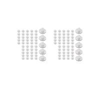 Lot de 2 supports de 50 pièces pour cartes de jeu à faire soi-même pour afficher des photos et des cartes de visite