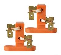 Lot de 2 supports de balais de carbone pour générateur 5 KW 8 kW Pièces en cuivre compatibles avec les moteurs électriques modèle 188F pour connexion de circuit