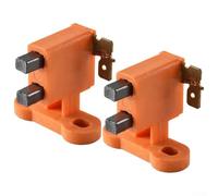 Lot de 2 supports de balais de carbone pour générateurs de 2 à 3,5 kW - Cuivre électrique de rechange avec haute conductivité et résistance thermique, compatible avec 168F