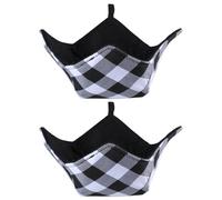 Lot de 2 supports de bols polyvalents qui passent au micro-ondes