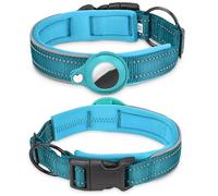 Lot de 2 supports de boucle pour traceur d'étiquettes d'air, housse de collier de chien en silicone étanche compatible avec d'autres traceurs GPS Air Tag, étui de sécurité anti-perte pour chat et