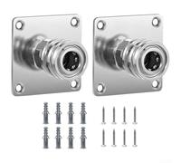 Lot de 2 supports de bouilloire en mousse avec connexion rapide 1/4, support de buse en mousse métallique pour lance de lavage de voiture, remplacement direct argenté pour la plupart des connexions